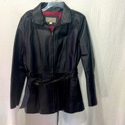 Croft & Barrow Leather Jacket Size Medium.