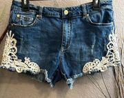 Armani exchange blue jeans shorts size 30