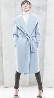 Vince Double face drape neck wool coat size large