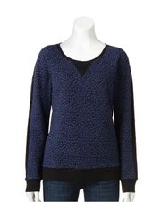 Apt 9 NWT Pebbled Jacquard Sweatshirt