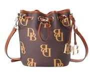 NEW WITH TAG  Brown Monogram Small Drawstring Crossbody Bag $218