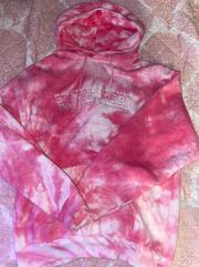 Pink Tie Dye Hoodie