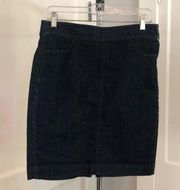 Ann Taylor loft size 4 denim skirt with front pockets