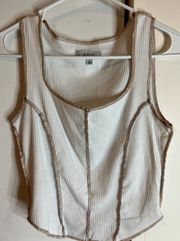 Gaze Corset Tank Top