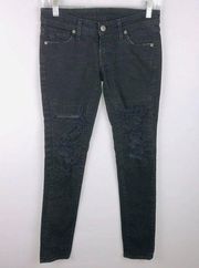 Genetic The Shane Distress Skinny Leg Jeans Razor