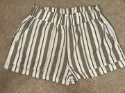 Boutique Beach Shorts Striped Knit