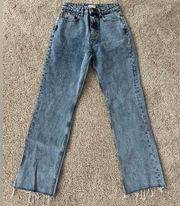 Straight Leg  Jeans