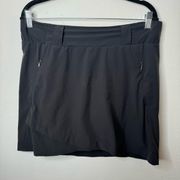 Calia By Carrie Underwood Skort With Zip Pockets Belt Loops Black Size S SMALL