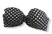 Hula Honey Black Polka Dot Swim Top