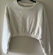 Full Tilt Tilly’s  Cream Cropped Sweatshirt