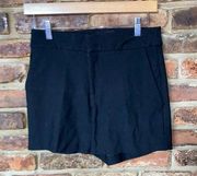 FifteenTwenty Black Stretchy Chino Shorts Women's Size 4