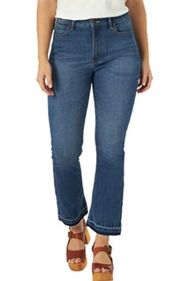 WRANGLER High Rise Kick Flare NWT 0/25 Crop Ankle High Waist