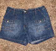 Vintage Route 66 Denim Shorts Size 14