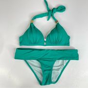 Victoria's Secret  Kelly Green Bikini Set Size Small