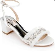 Badgley Mischka Talitha White Heels - Bridal Heels
- Brand New 7.5