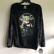 Stars Wars Mandalorian Fleece Sweatshirt Size Small