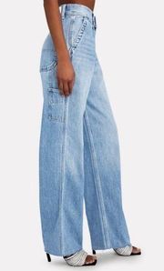 Re/Done Utility Loose Jeans  Straight Leg in Vintage Fade Size 31 - NWT