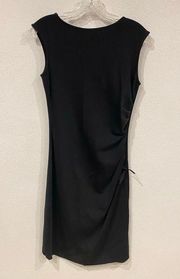 Couture Ruched Shift Dress Size 2 EUC