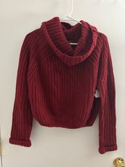 Charlotte Russe Maroon Sweater