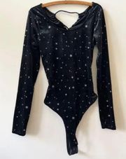 Velvet Midnight Black Bodysuit