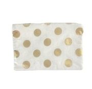 Gold Polka Dot Zippered Bag