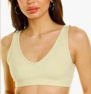 We wore what active double v-neck bra top