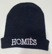 HOMIES BLACK BEANIE