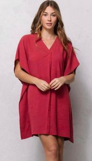 Boutique Dolman Sleeve Cranberry Oddy Dress Boutique 