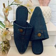 NEW Denim Mules