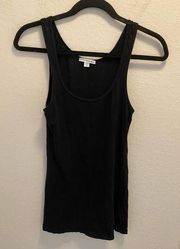 James Perse Standard Black Tank Top Size 2