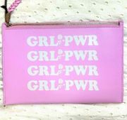 Rebecca Minkoff Girl Power Leather Zip Pouch Clutch - Light Orchid Pink