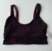 Lululemon Align Bra Reversible Diamond Dye Cassis Black/Cassis Size 4 NEW