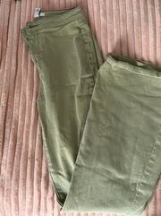 Sage Green Bell bottom Jeans