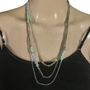 Apt. 9 multi chain layered necklace