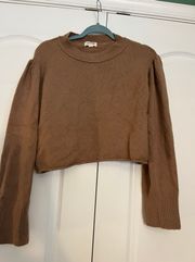 Cropped Brown  Sweater