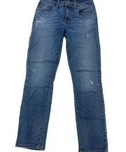 Juicy Couture Jeans Womens 27 Blue Lace Up Back Skinny Denim Vintage Y2K Cotton