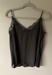 Apparel Black Lacey Tank