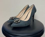 Charcoal  Factory Rhinestone Pumps Size 7 Like New