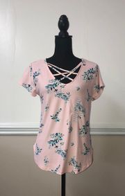 NWT  Floral Tee