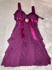 Purple Cocktail Dress 