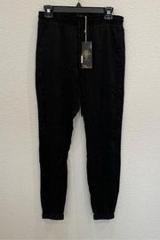 NWT JOHNNY WAS BIYA AMADO SILK BLACK PANTS SZ XS