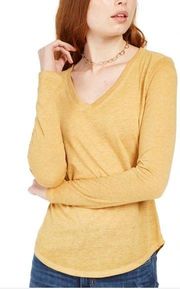 NWT Ultra Flirt Long-Sleeved T-Shirt spruce yellow Small