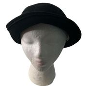 Black Brim wool Hat with feather accents  by Target