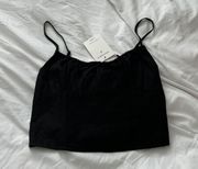 tank top   Size 6  Condition: NWT  Color: black   Details : - Linen viscose  - So cute