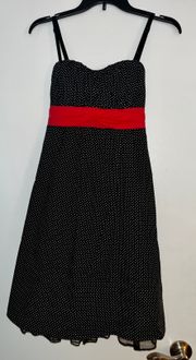 Black And White Homecoming Dress