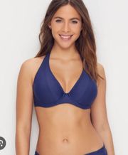 SUNSETS Indigo Muse Halter Bikini Top