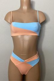 New. L*Space Ari Bikini Top & Nancy Lee Bitsy Bikini Bottom. Small retails $192