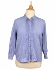 Gap Factory Chambray Tuxedo Button Down Shirt