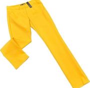 Theory Dantey Mandatory Pants Mustard Yellow NWT $245 Retail