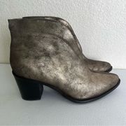 Diba True metallic shimmer booties KARMA size 10